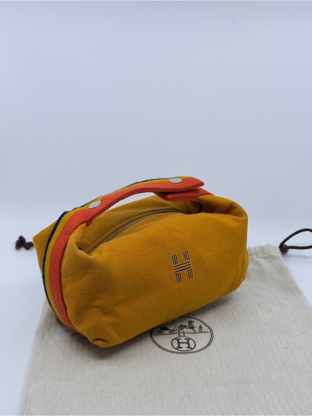 Hermes Rocabar Small Wool Bride-A-Brac Pouch